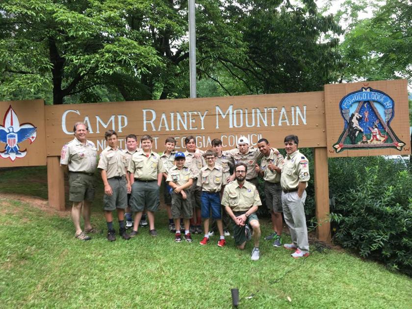 Boy Scout Troop 61 visits camp St. Francisville