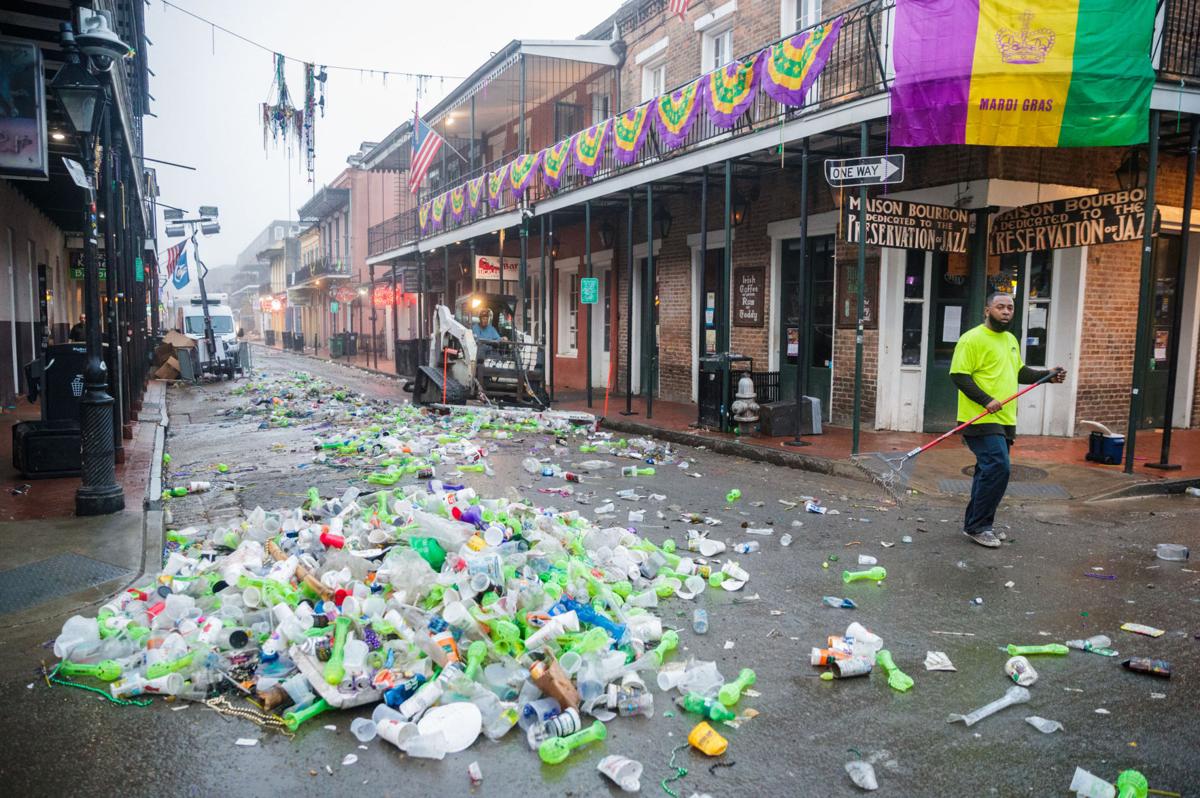 Image result for new orleans bourbon street trash