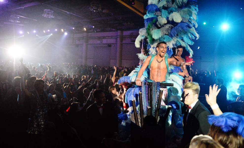 Spectacular Mystic Krewe of Apollo ball Saturday, but work began on