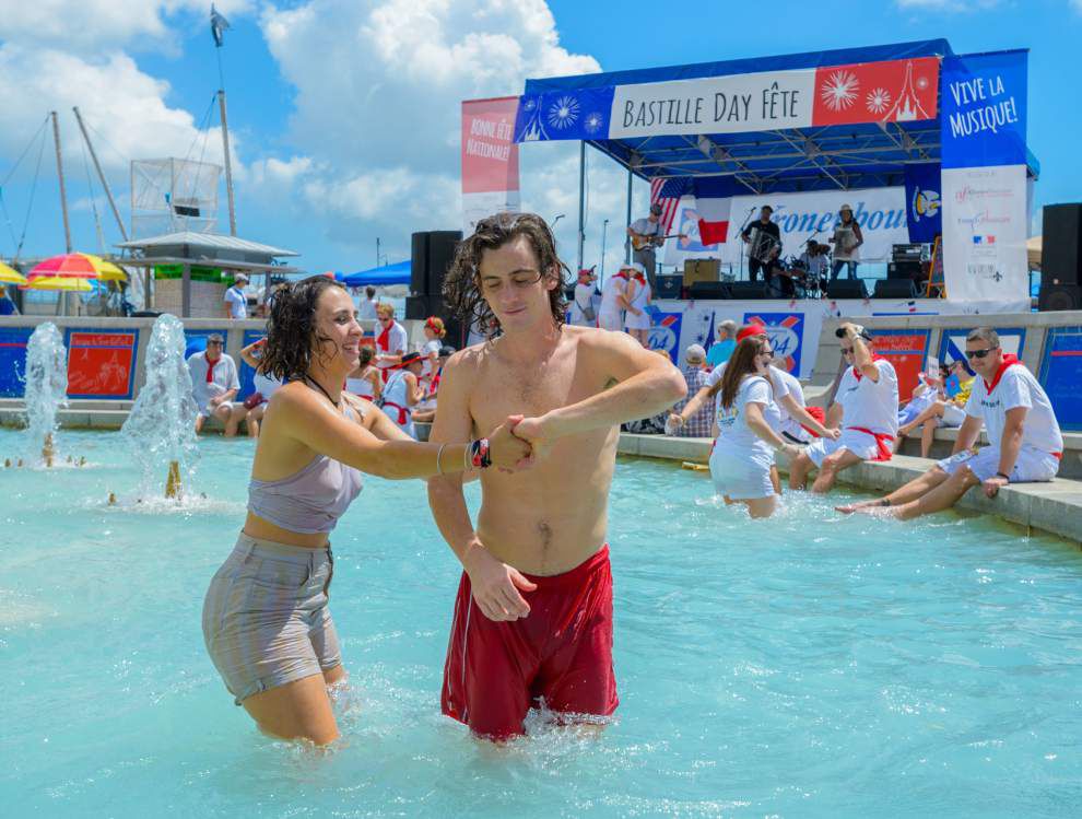 Photos: Bastille Day celebrated at Spanish Plaza with food, music _lowres