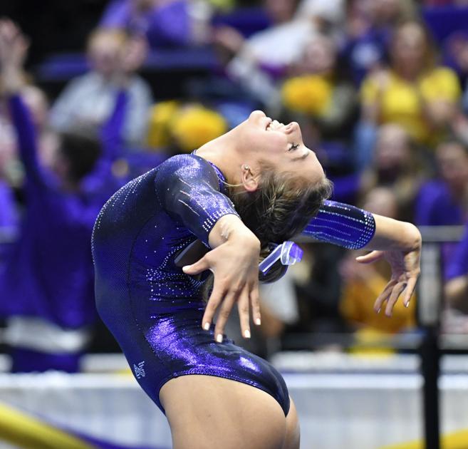 Bouncing back Sami Durante's comeback marks big twowin weekend for LSU gymnastics team LSU