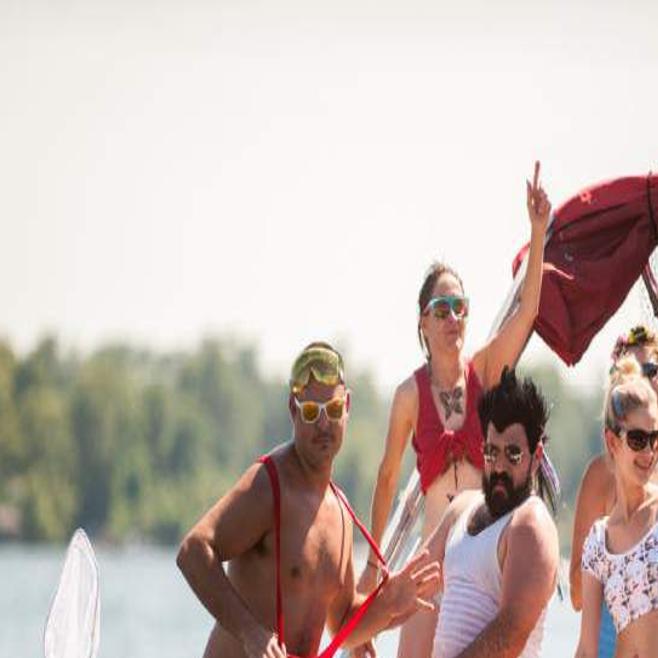 A Day After Fourth Revelers Flock To False River Boat Parade