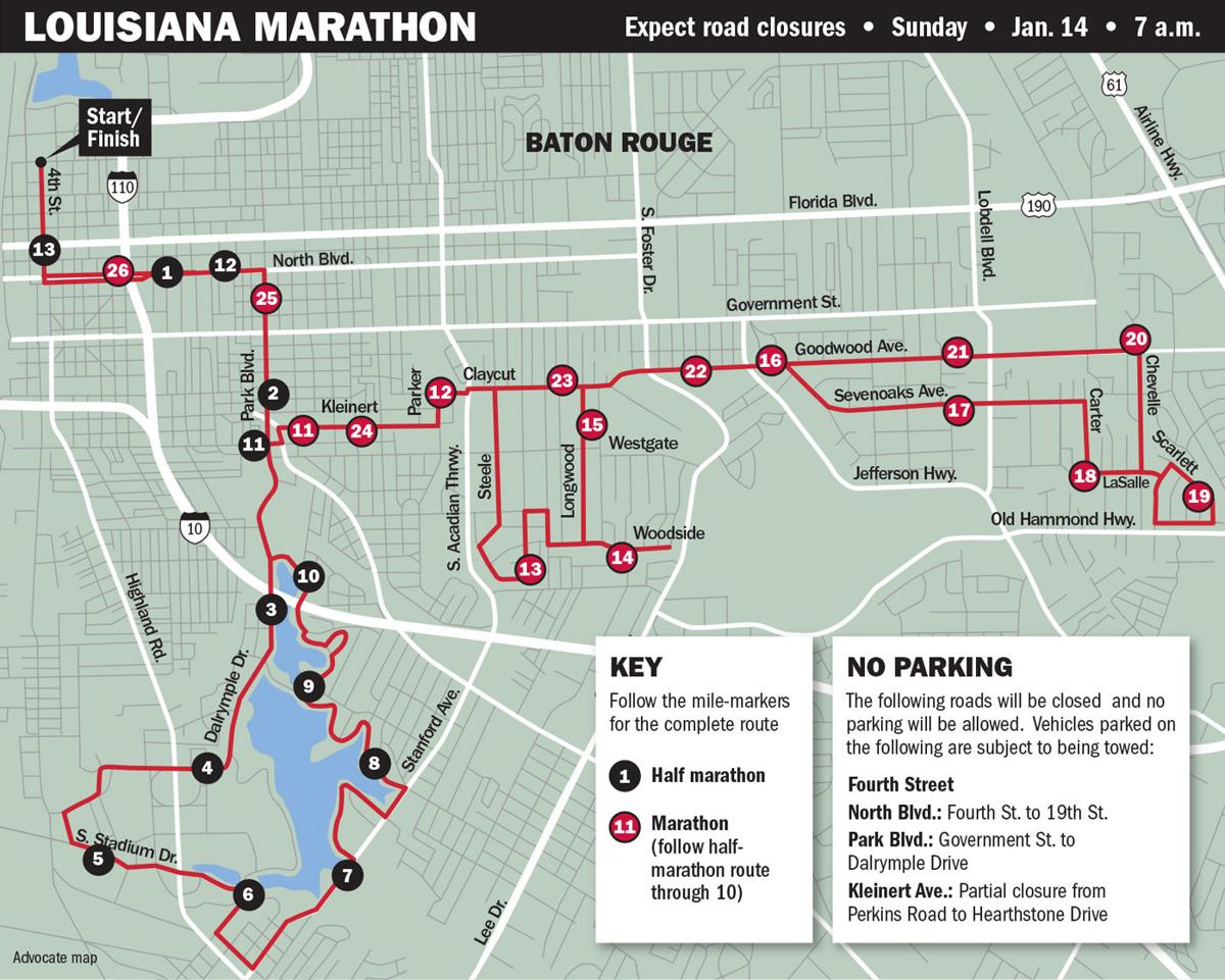 Off and running! Check out live video of the 2018 Louisiana Marathon