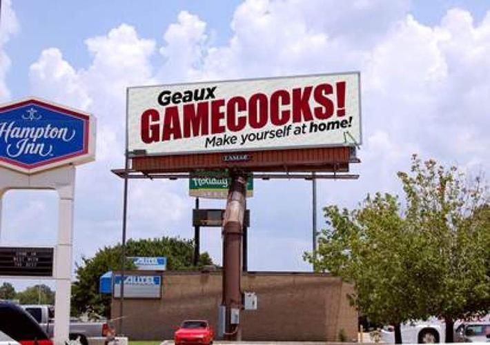 Billboards one example of how LSU, Baton Rouge are South