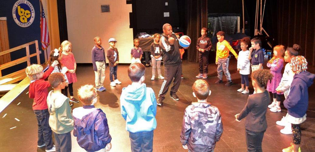 Belle Chasse Academy get character lessons through basketball show