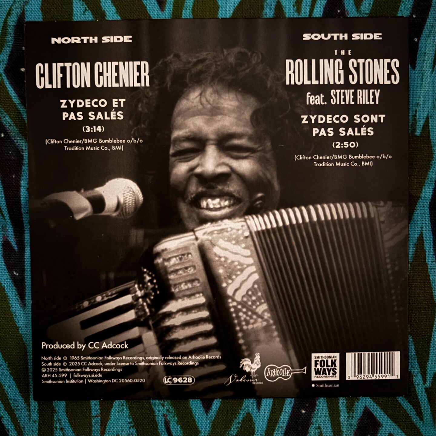 Francis Pavy art on Clifton Chenier Rolling Stone tribute