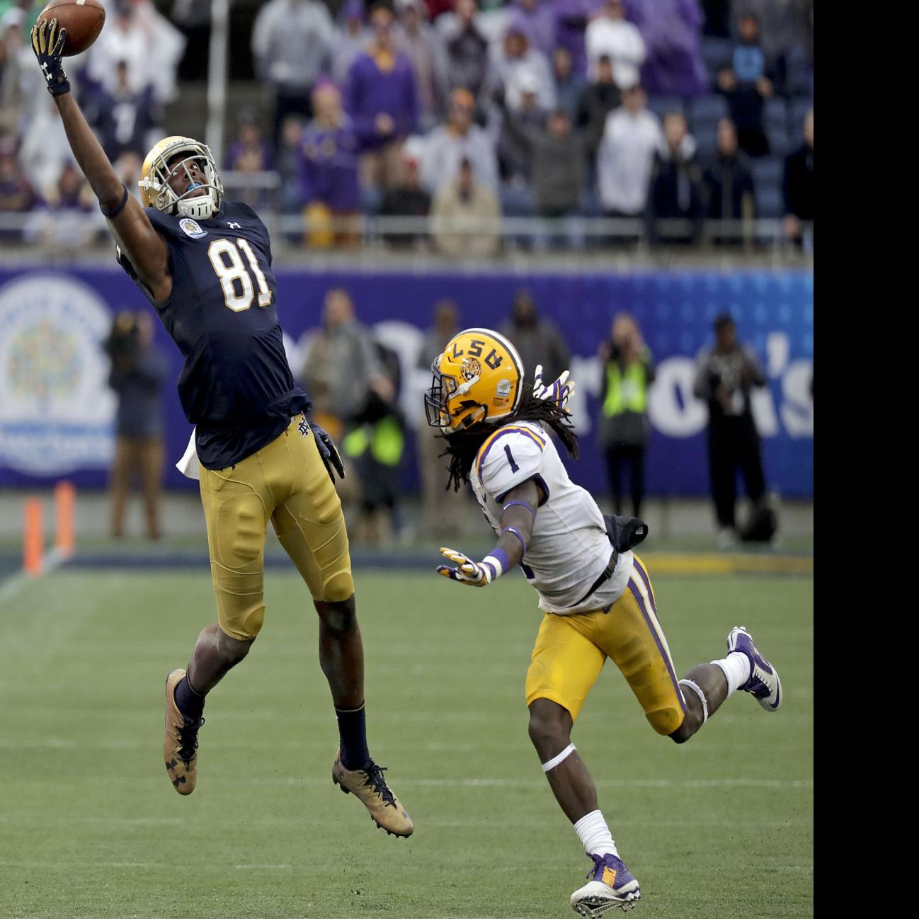 Notre Dame Stuns Lsu Dbu With Spectacular Game Winning Td For