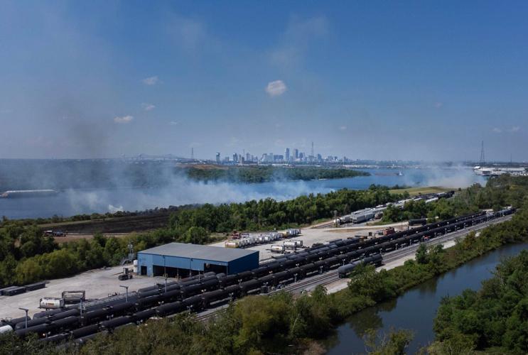 Grassfire in New Orleans East