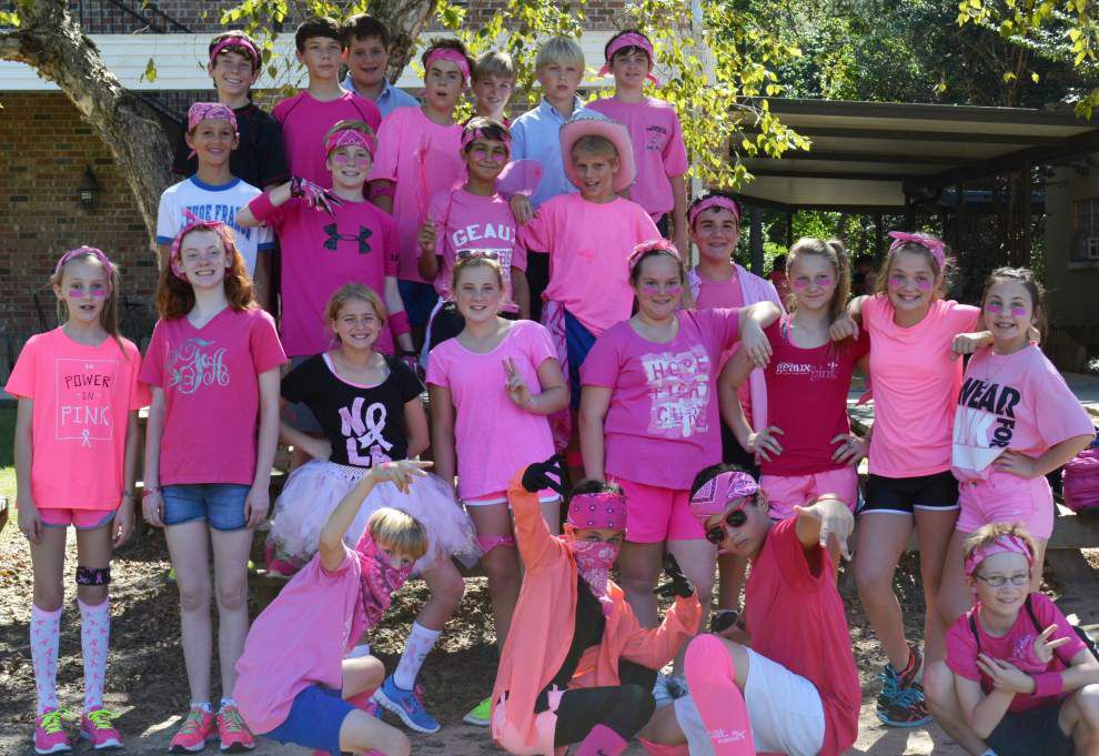 Covington students’ breast cancer walk raises more than $2,500 _lowres