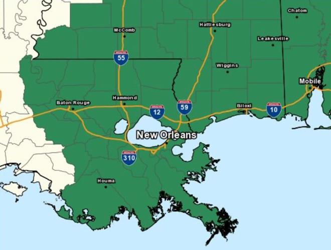 Heavy rain in south Louisiana: Info on flood watch, rainfall totals and ...