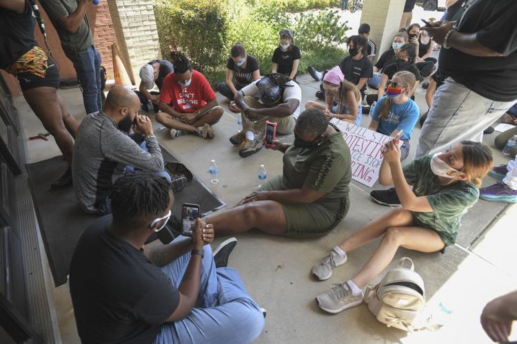 Protests Continue Monday With Sit In Outside Of Lafayette City Hall For Trayford Pellerin