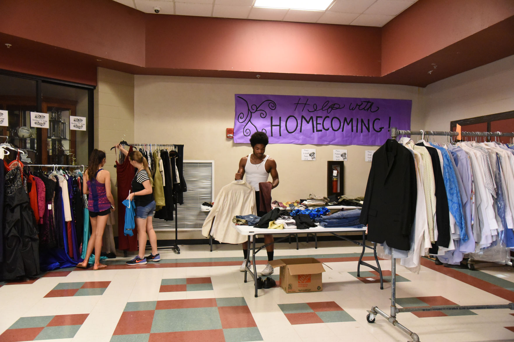 Thrift shop store homecoming