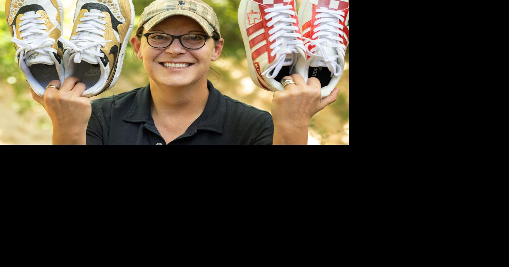 Custom sneakers are more popular than ever. Here's how one Lafayette woman is getting into the business.