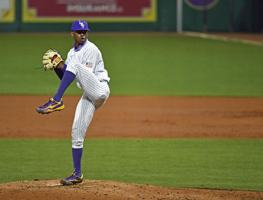 LSU senior outfielder Gavin Dugas bestowed with esteemed No. 8 jersey