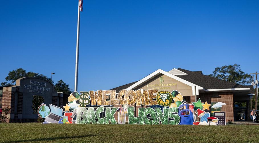 Here's a look at the first day of school at French Settlement