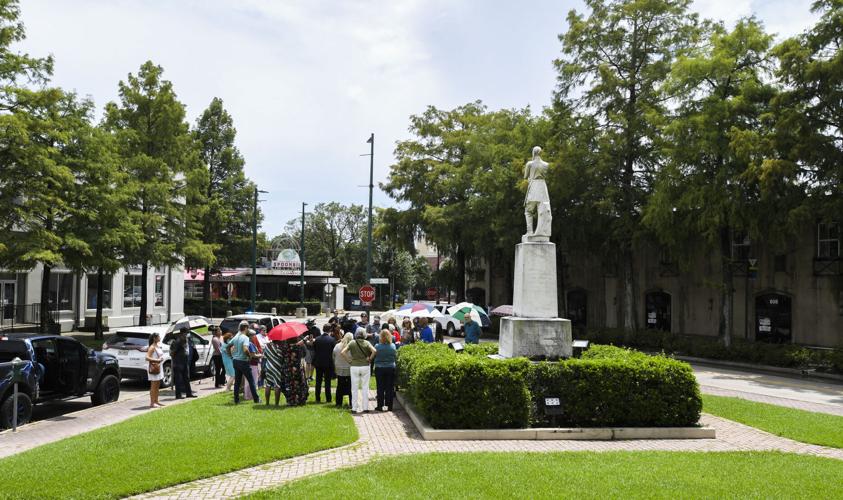 'The Confederacy has surrendered' Mouton statue will be removed from
