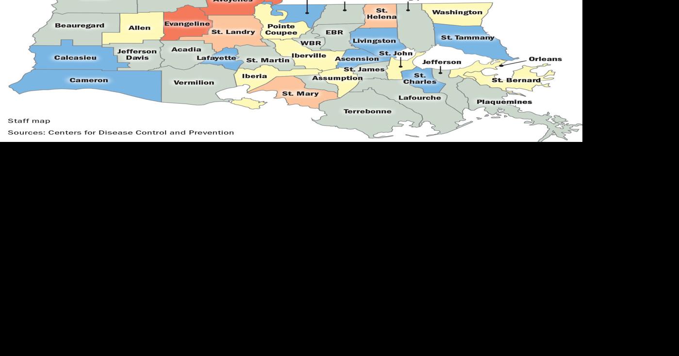 Over 7 million people in the U.S. have vision impairment. Here's the parish data.