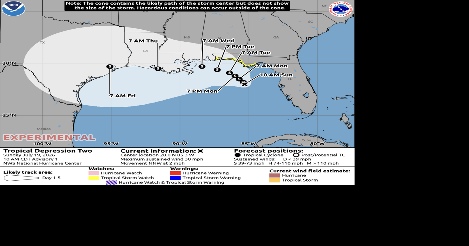 Damon Singleton explains what Tropical Depression 2, likely to become Bertha, means for LA BY DAMON SINGLETON | Staff writer Jul 19, 2026 33 mins ago 1 min to read