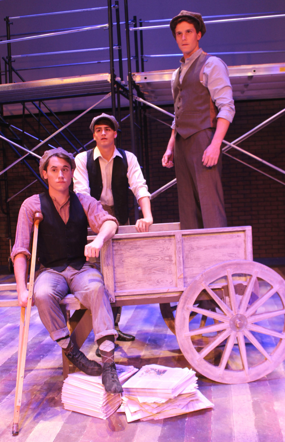 Read All About It Newsboys Take On The Industry Change History In Theatre Baton Rouge S Newsies Arts Theadvocate Com