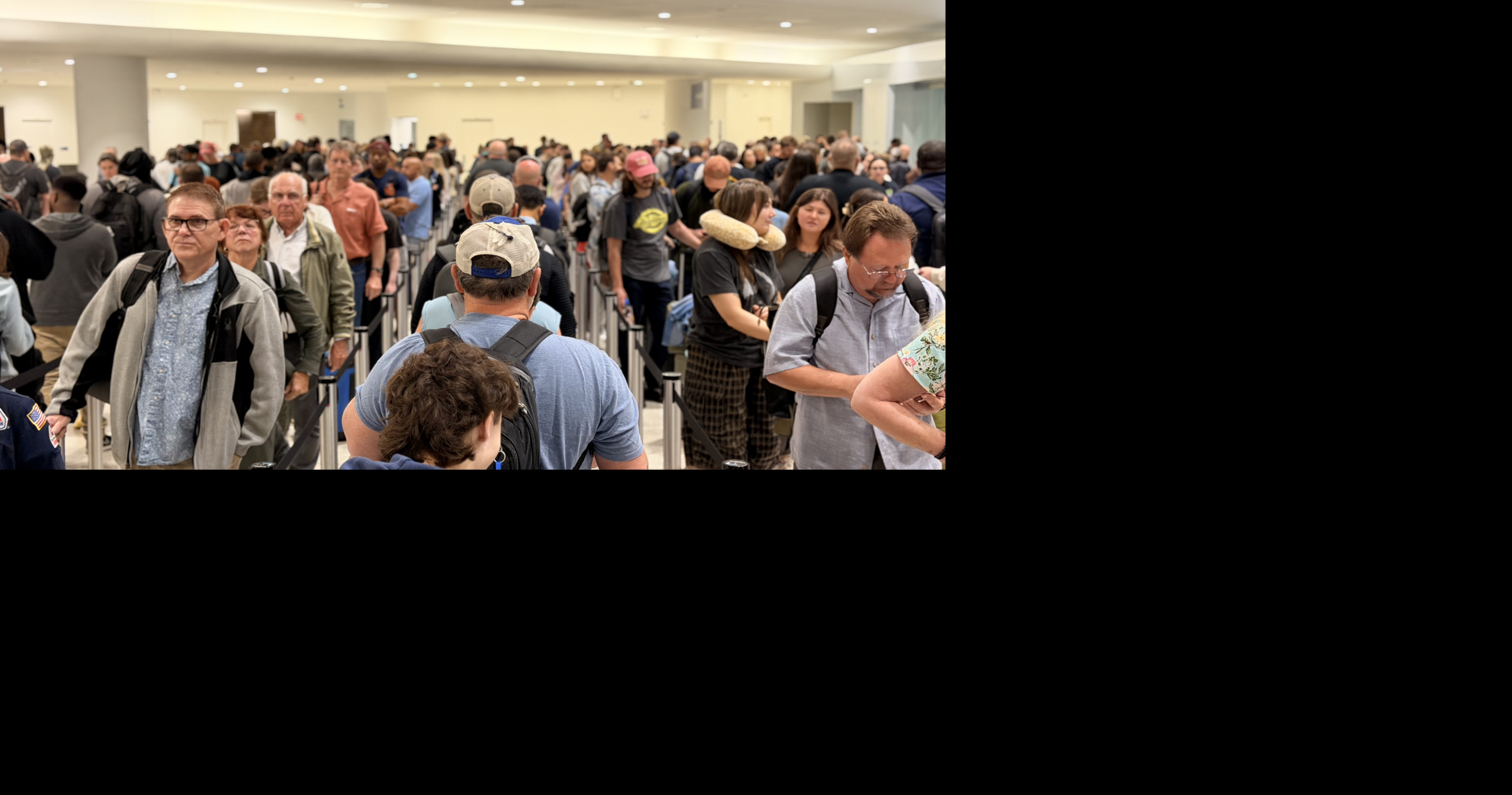 I’m flying out of the New Orleans airport. Here’s how long it took to get through security.