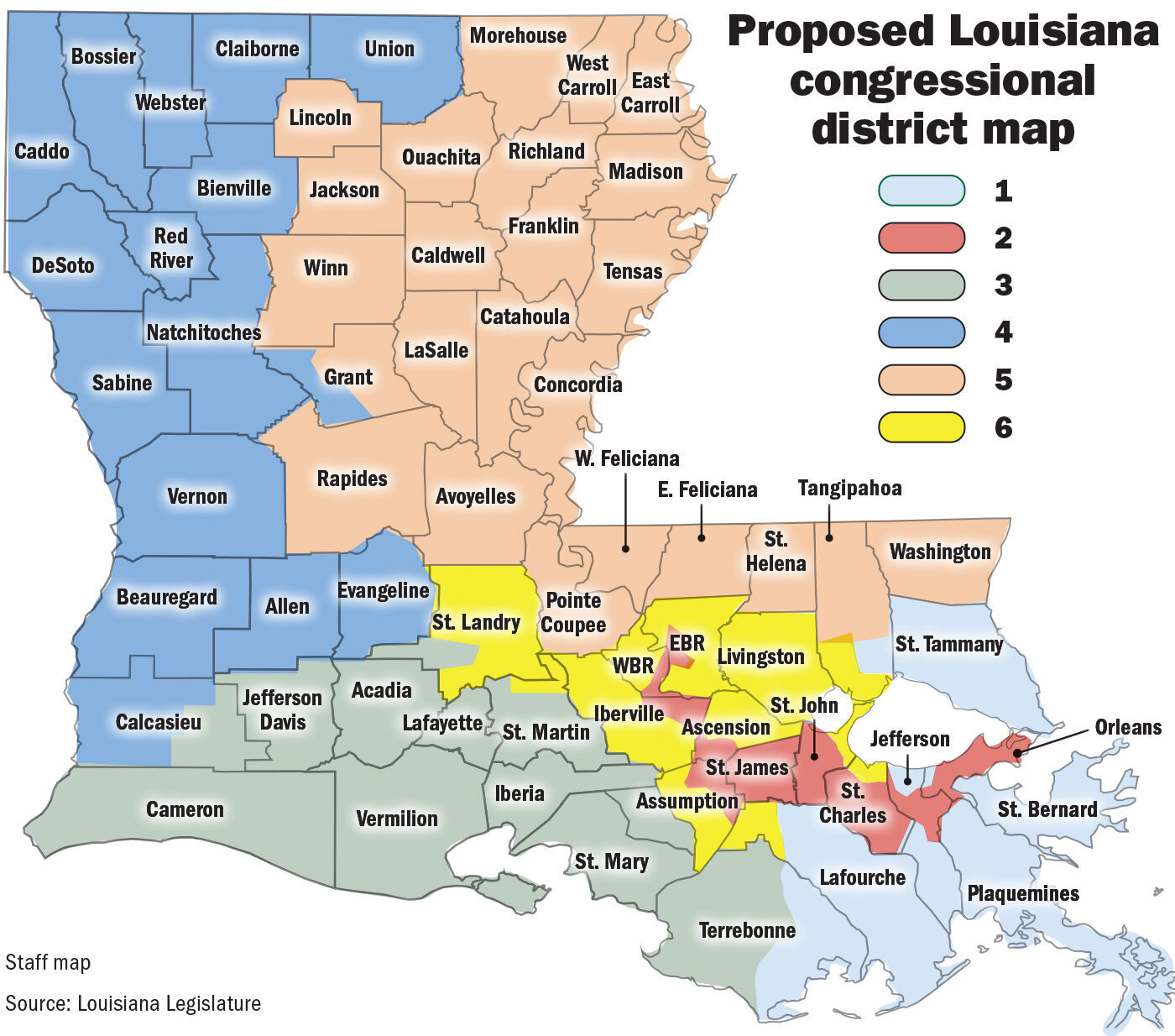 Republicans advance map to erase one Democrat district | State Politics ...