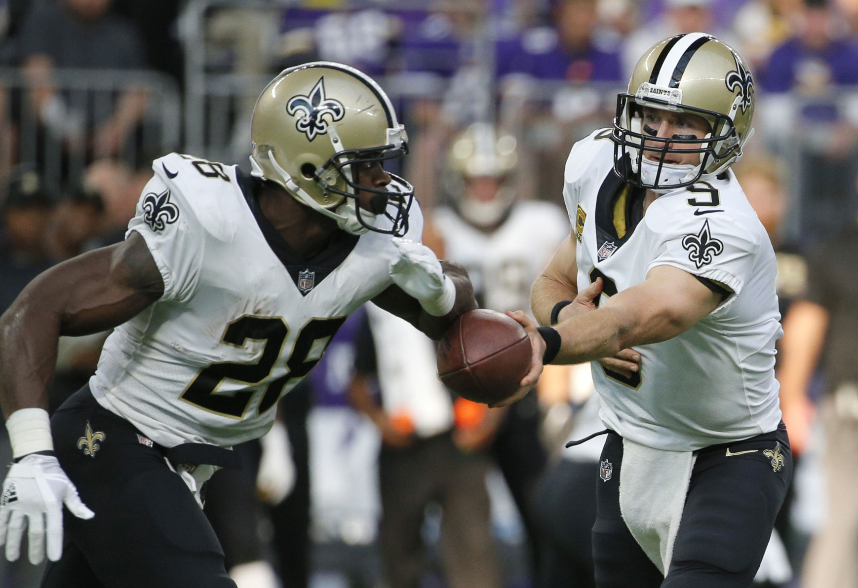 Drew Brees Adrian Peterson