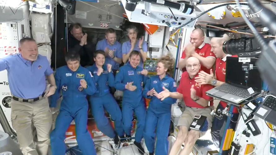 APTOPIX SpaceX Stuck Astronauts