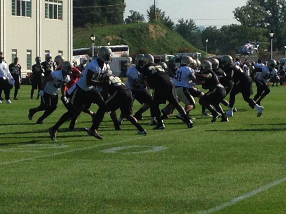 Live updates from the Saints' Sunday practice _lowres