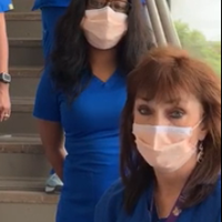 Watch Louisiana nurses harmonize to "Amazing Grace