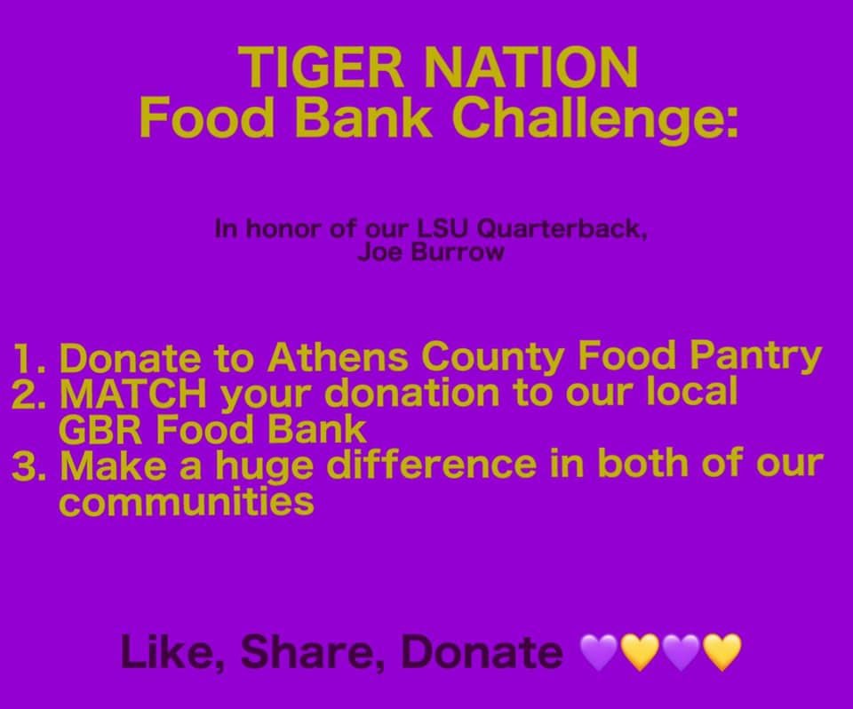 Food bank challenge