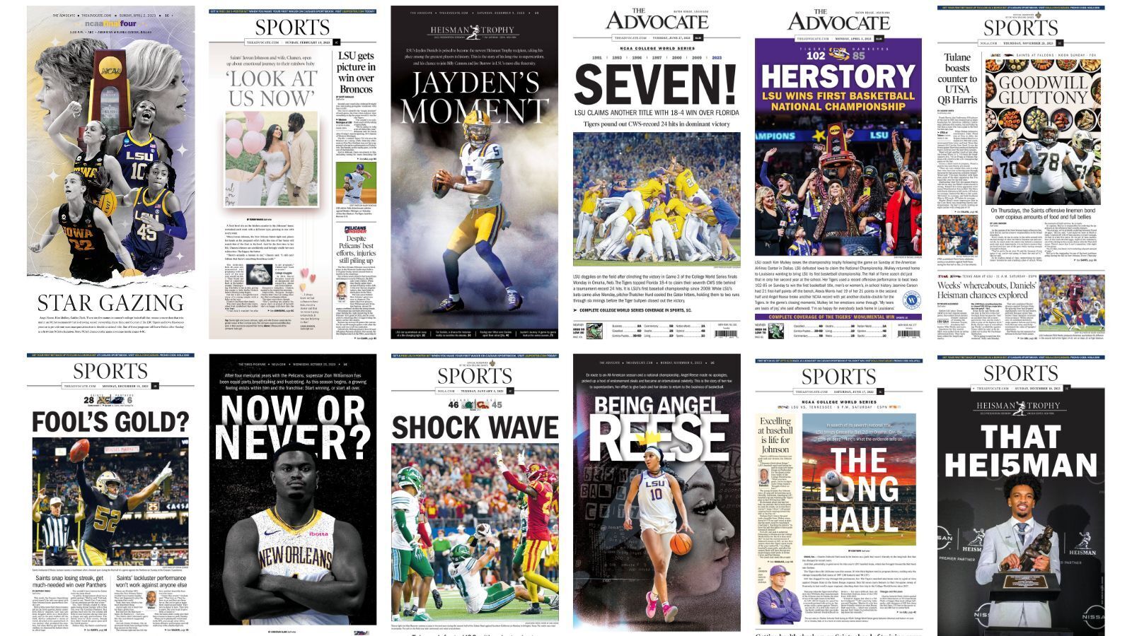 Advocate | Times-Picayune Earns Six APSE Top 10 Awards | Sports ...