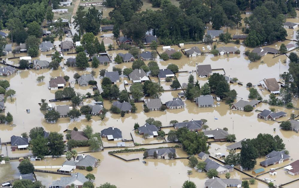 What caused the historic August 2016 flood, and what are the odds it