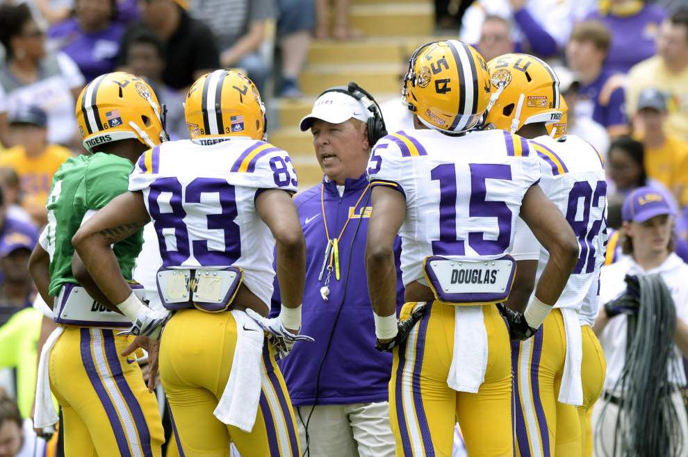 Rabalais: Tough to separate reality from illusion in an LSU spring game full of encouraging signs _lowres