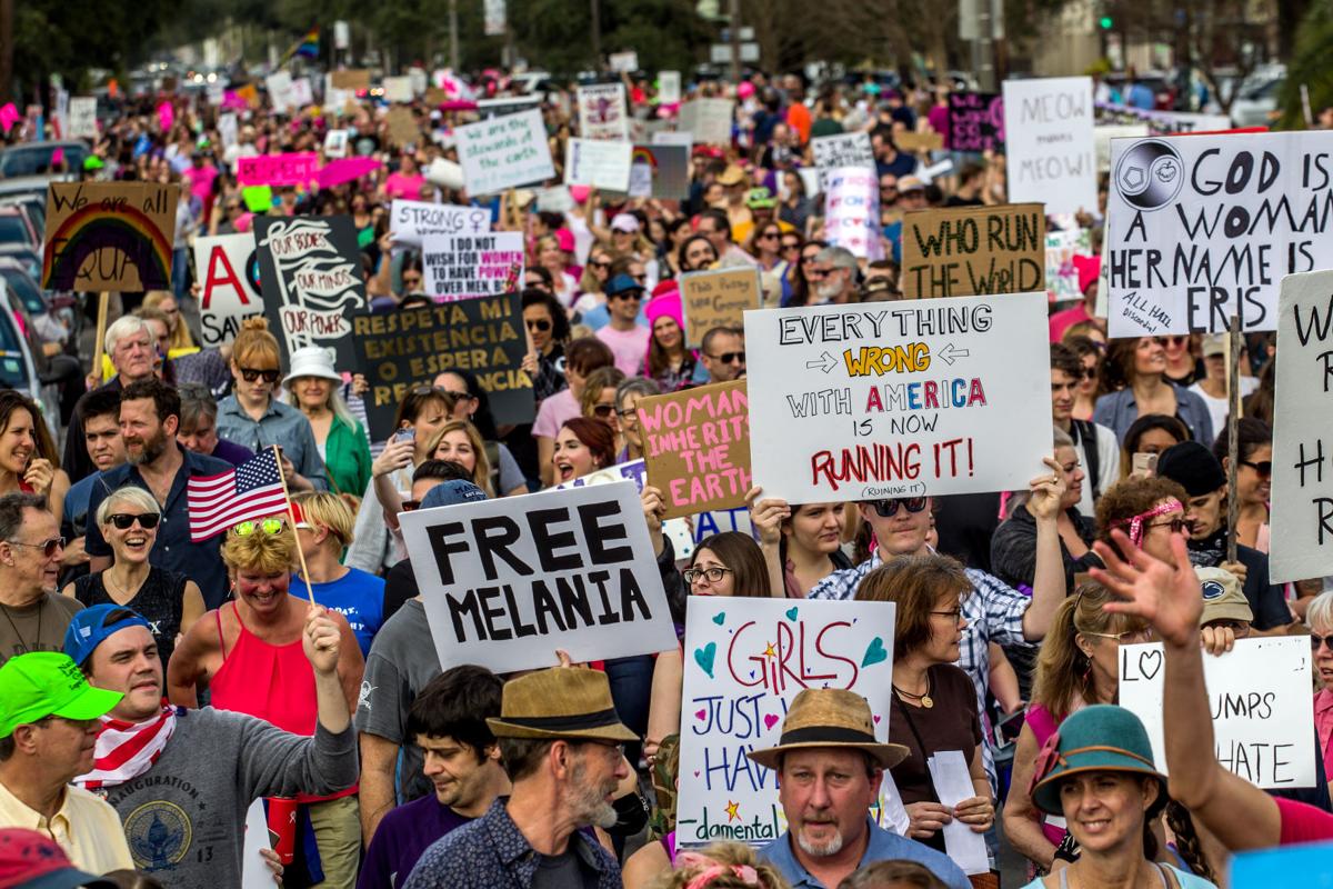 More than 10K join Women's March in New Orleans in opposition to new