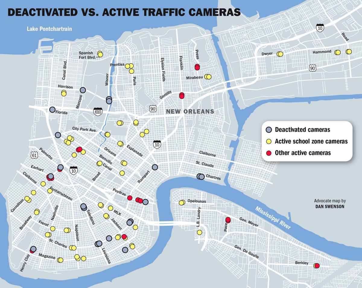New Orleans announces 20 traffic cameras outside school zones