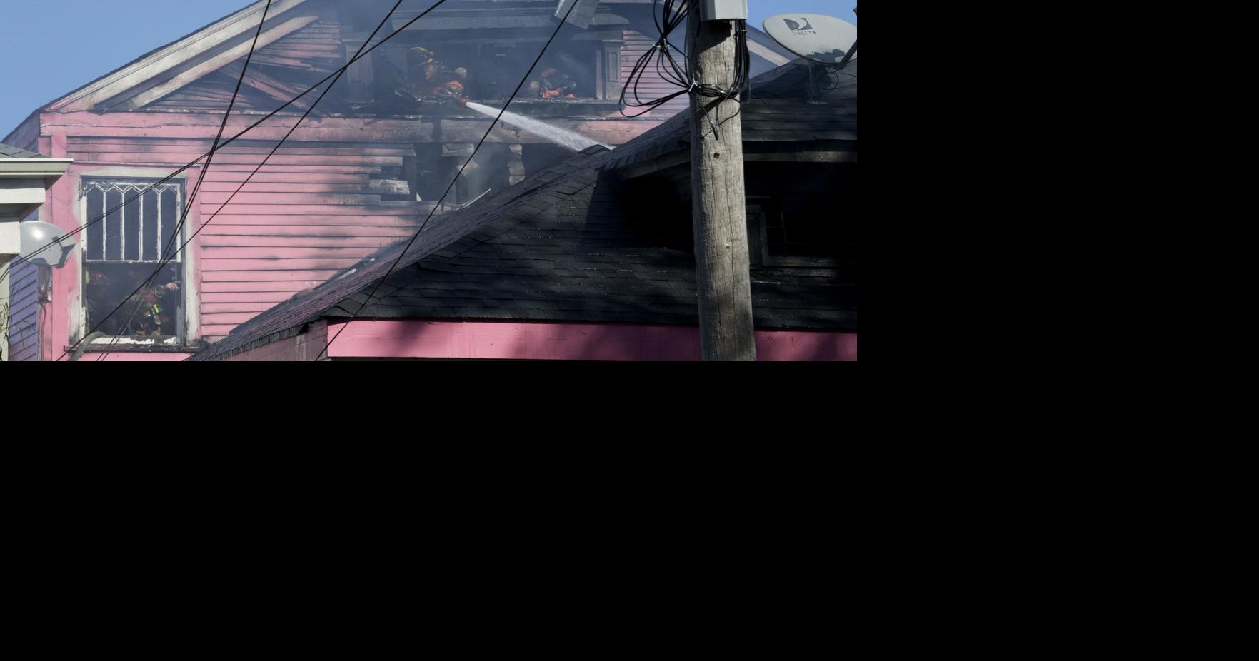 Ten people and their pets displaced by multiple-house fire in Mid-City ...
