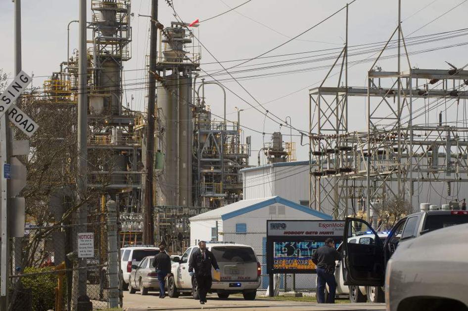 Man in custody after firing shots near ExxonMobil plant