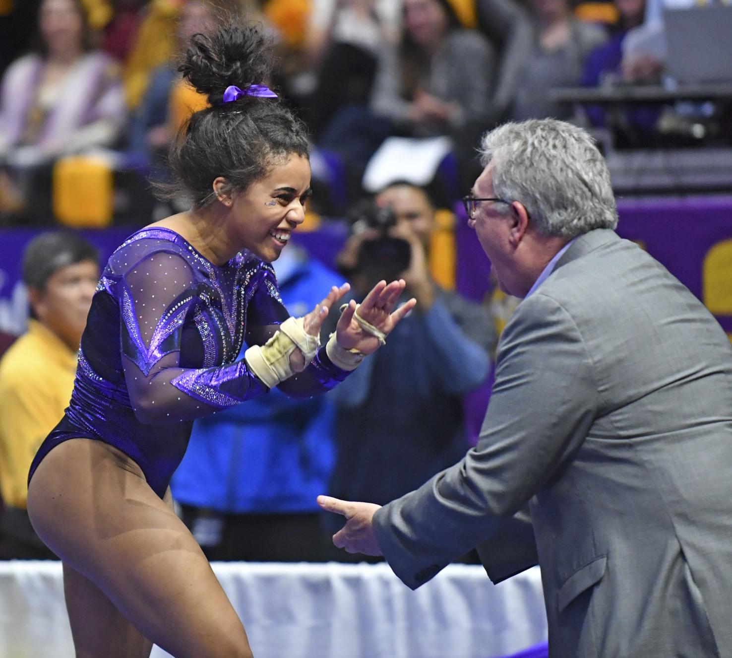 LSU gymnastics pulls out win against LSU