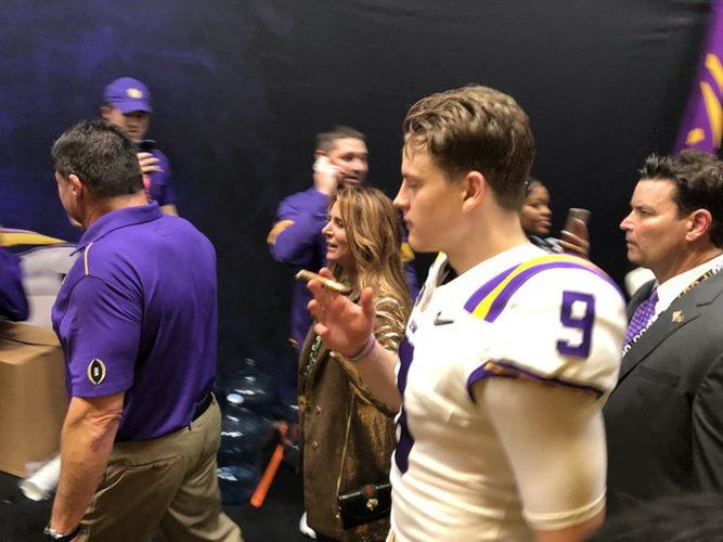 Cigar smoke and completed dreams: Joe Burrow revels in LSU national  championship glory, LSU