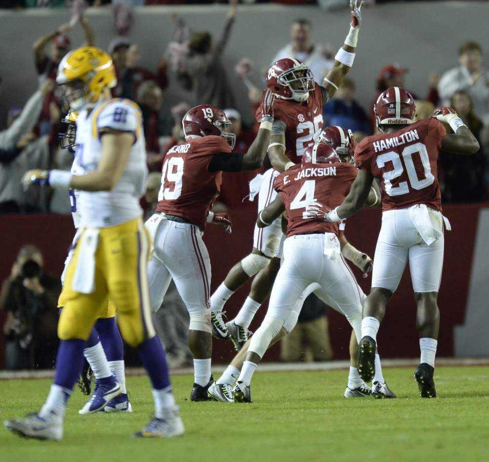 Photos: LSU falls to Alabama 30-16 in SEC showdown of the year _lowres