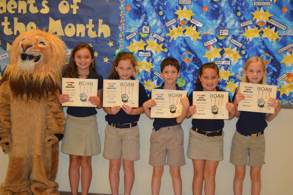 Lake Elementary students of the month _lowres