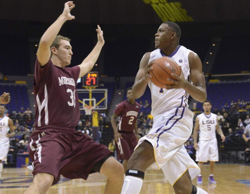Jarell Martin, Jordan Mickey power LSU men to a 71-47 exhibition victory over Morehouse _lowres