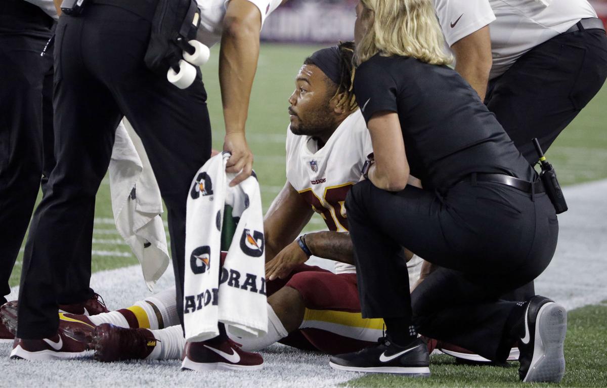 Former Lsu Star Derrius Guice Out For Season After Torn Acl In Redskins Debut Lsu Theadvocate Com