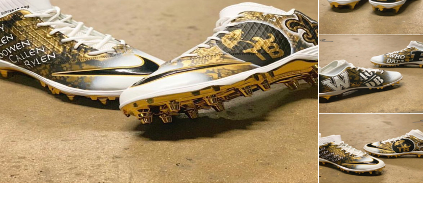 Drew Brees' pregame cleats for NFC Championship: All about family, Tom  Benson, and 40, Saints