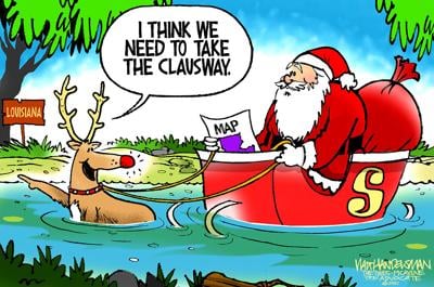 Check out the WINNER and finalists in Walt Handelsman's FINAL Cartoon Caption Contest of 2021!!
