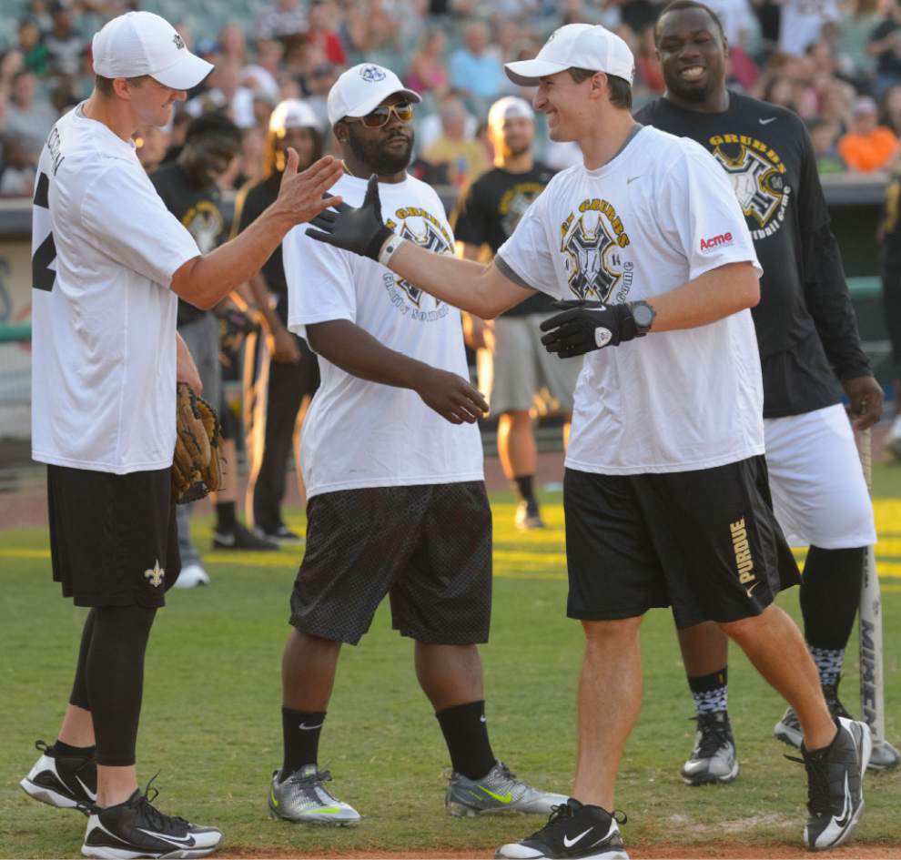 Video: Saints' QB Drew Brees celebrity softball event _lowres