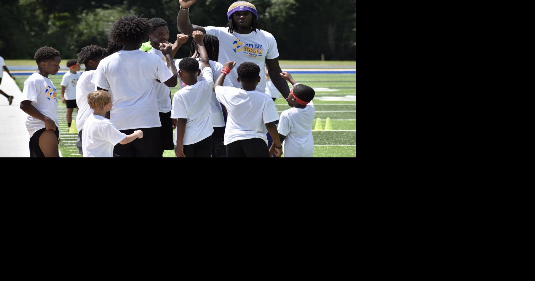 Trey'Dez Green football camp talk