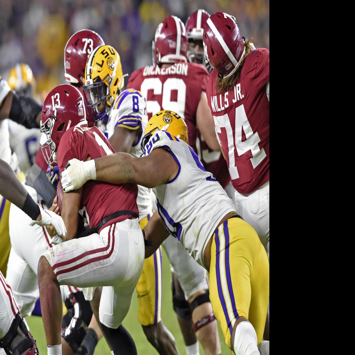 Rabalais Lsu Tigers Say Goodbye Alabama Losing Streak