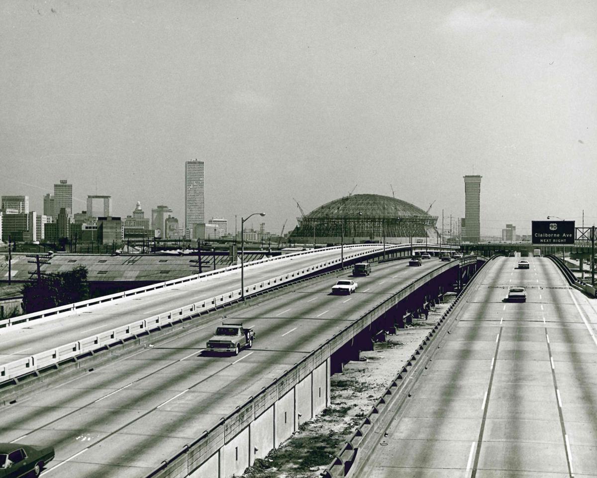 Superdome construction