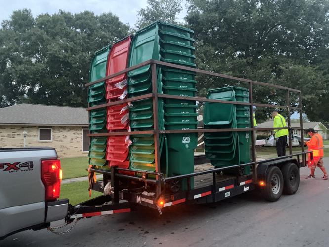 When do old garbage carts go on curb in Lafayette? News